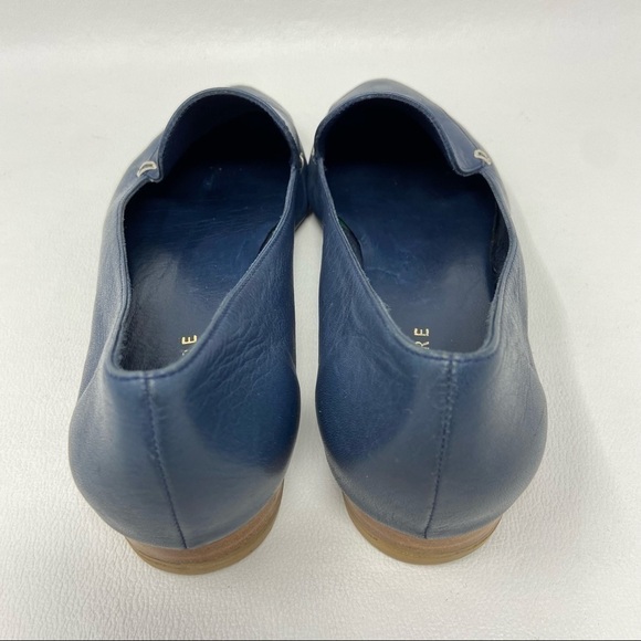 Equitare Blue Leather Pointed Toe Flats, Women’s Size 40 - Picture 13 of 14